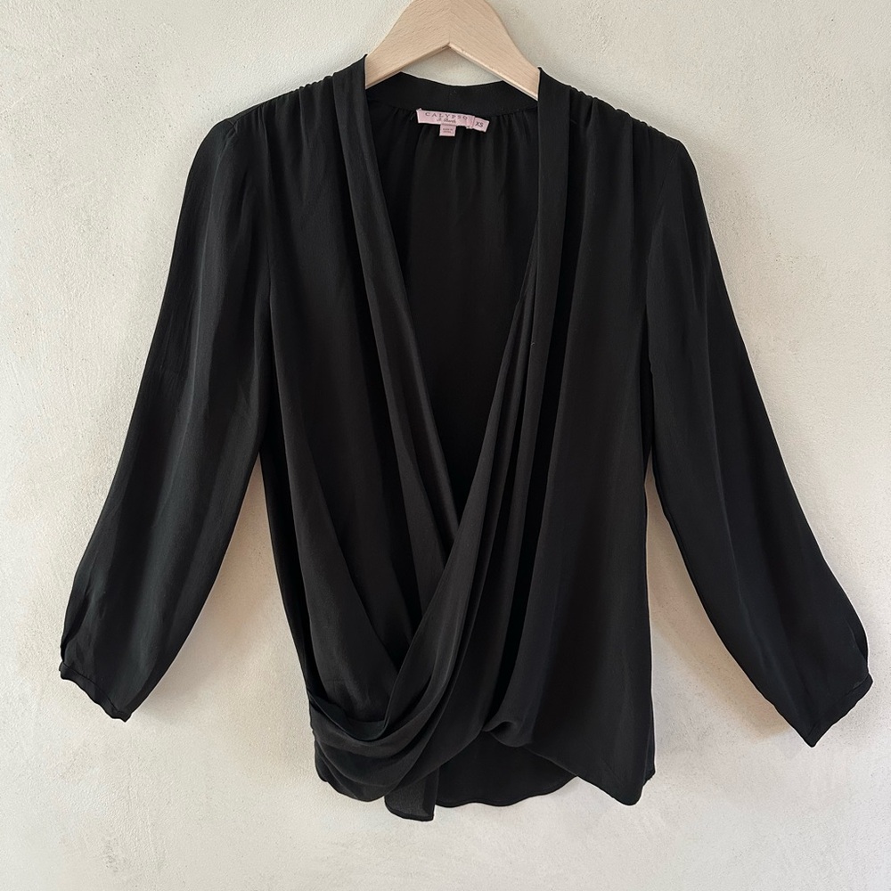 Calypso St. Barth Wrap Front Blouse